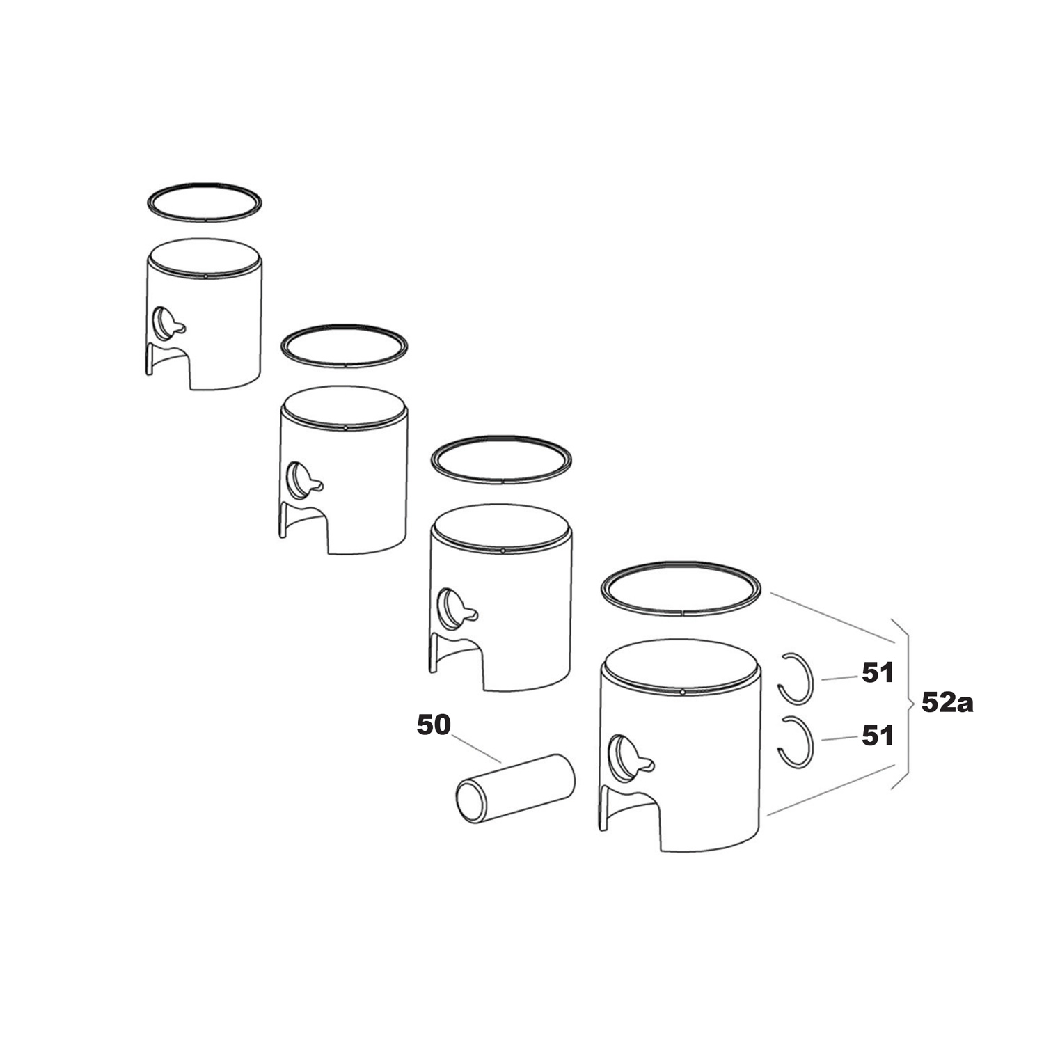 Piston IAME KA100