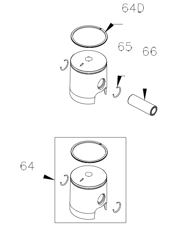 Piston Mini 60cc