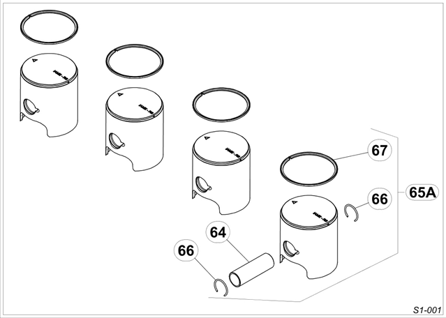 Piston IAME S125