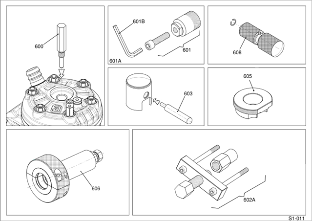 Outils IAME S125