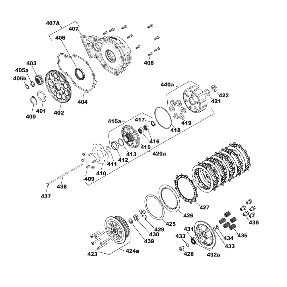 Embrayage IAME Screamer 1 et 2 KZ