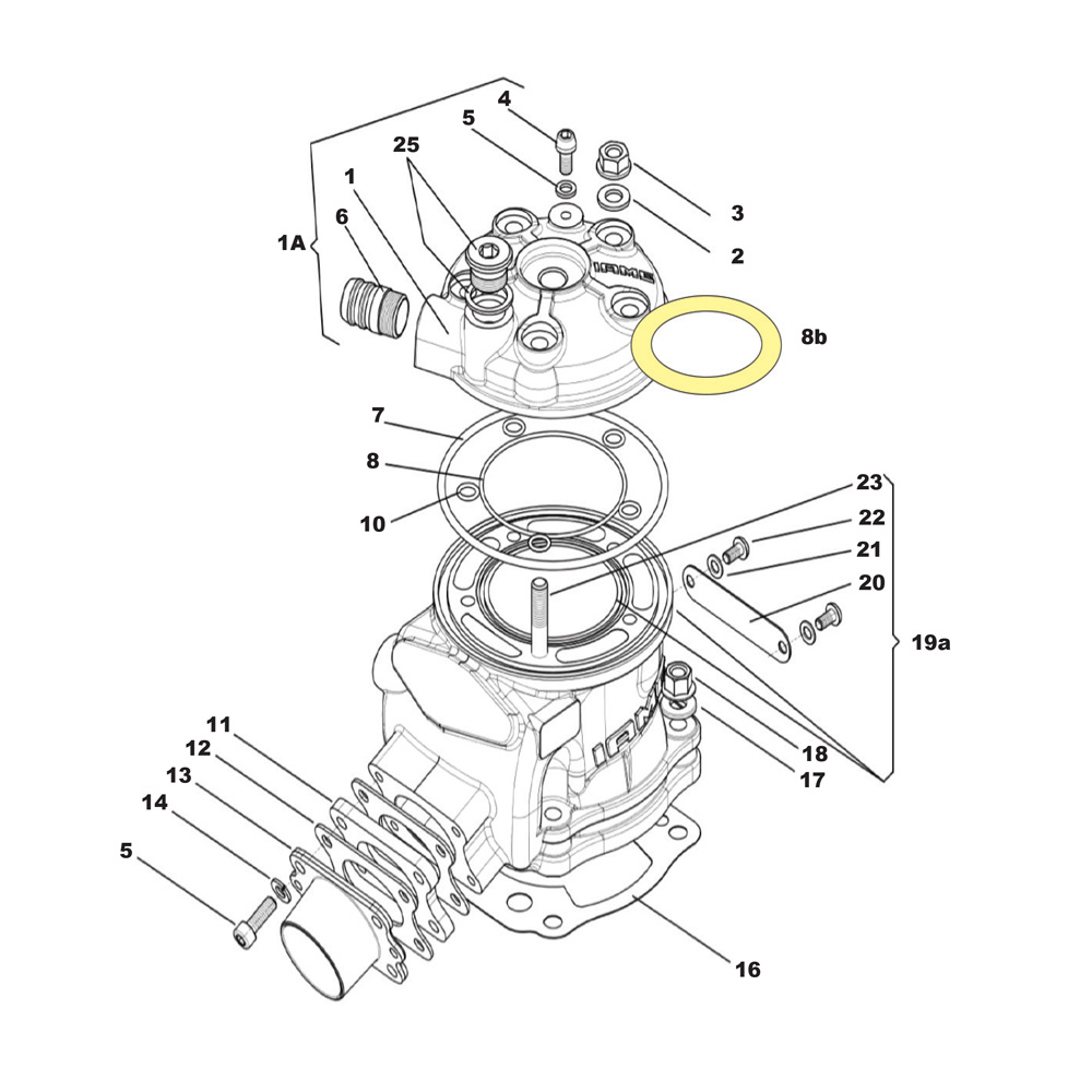 Culasse et Cylindre IAME X30 Super