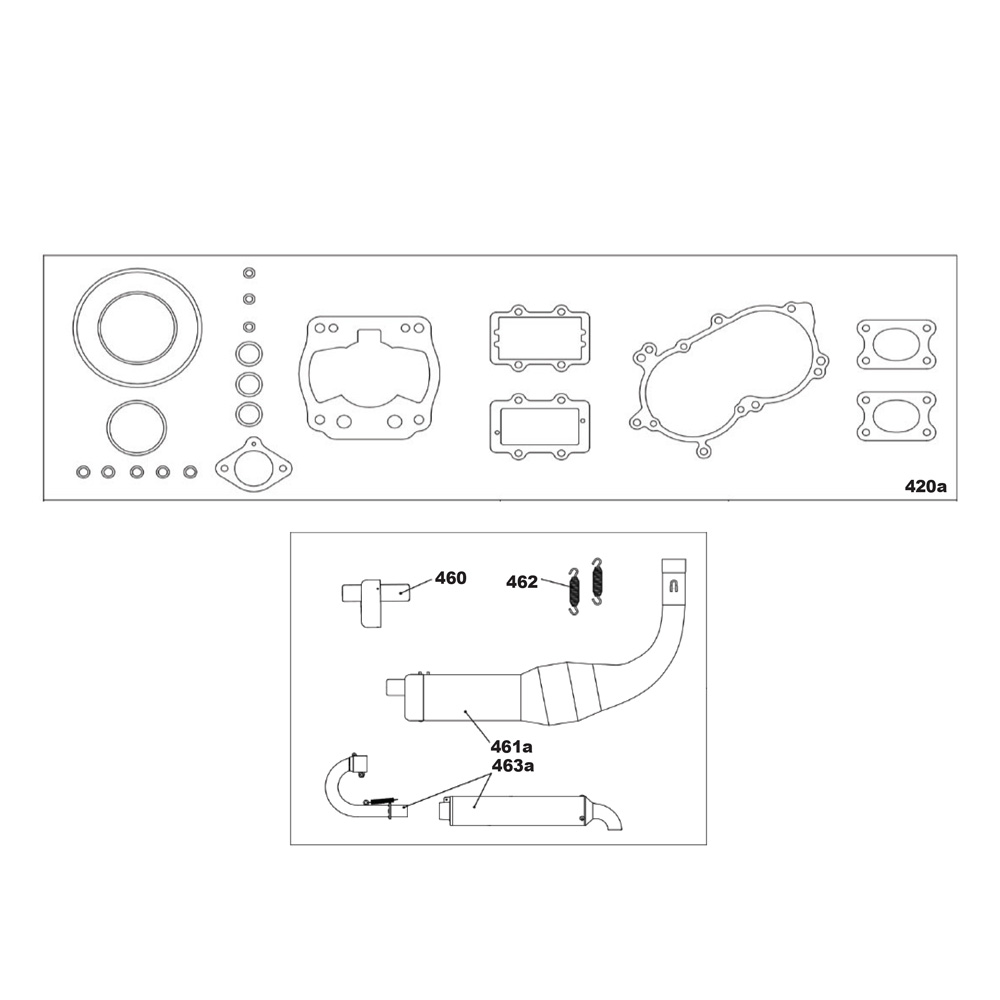 Échappement et joints IAME X30 Super