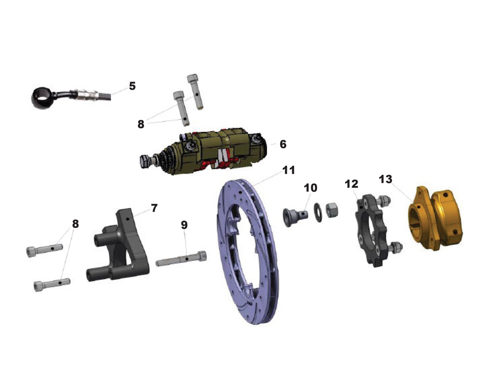 Pièces détachées système de frein IPK - Action Karting : Sécurité,  disponibilité