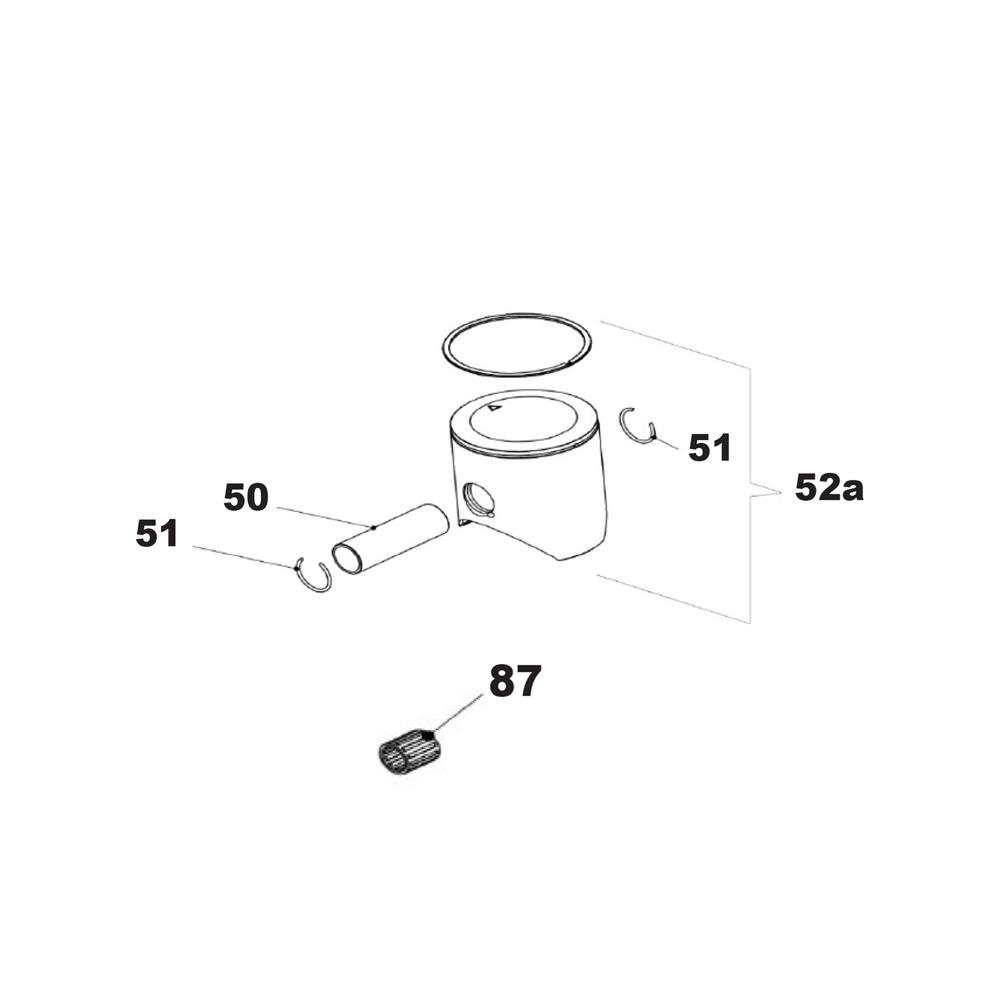 Piston (calotte plate) IAME Screamer 3 KZ