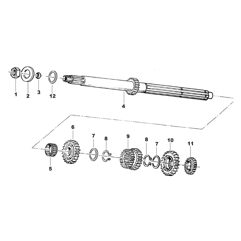 Arbre primaire TM KZ10C