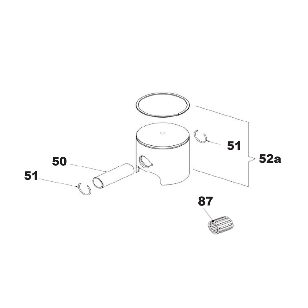 Piston IAME Sceamer 1 et 2 KZ