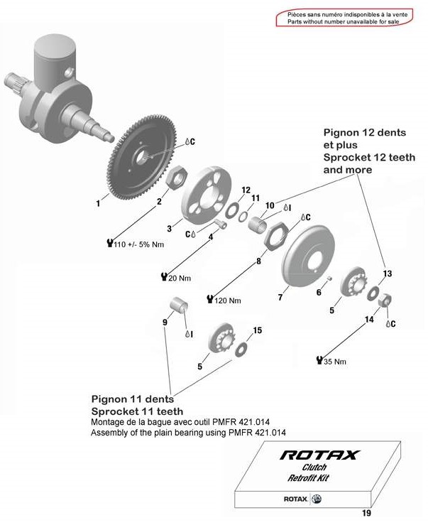 Embrayage ROTAX