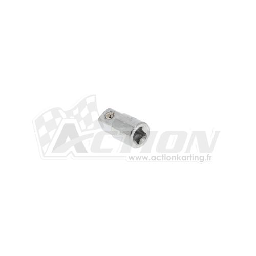 Adaptateur carré douille 1/4" vers 3/8"