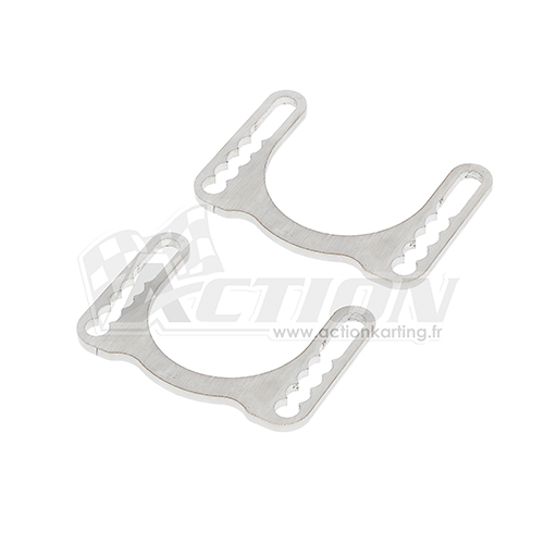 Kit de  2 entretoises 4 mm pour coquille roulement d.30 IPK Monster