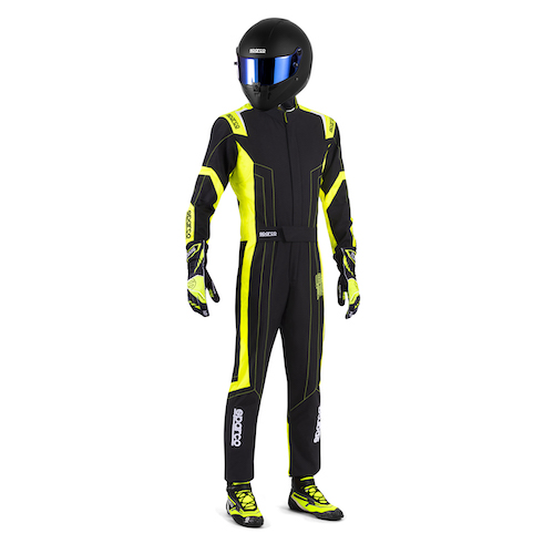 Pack pilote Thunder Advanced Noir/Jaune Adulte