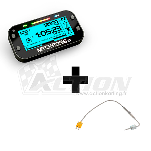 Pack MyChron 6 2T + sonde d'échappement M12