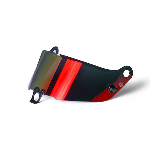 Visière SPARCO STEALTH Iridium rouge