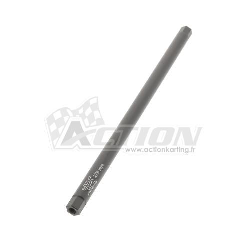Biellette de direction femelle - IPKarting - 270 mm - Anodis&eacute;e