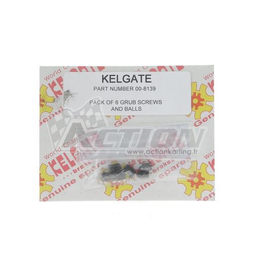 Bouchon étrier (intravis+bille) frein AR Kelgate - système GTK (KF) - le pack de 6 - 00-8139