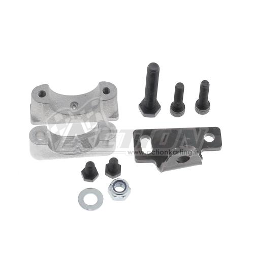 Bride alu + équerre pompe à eau