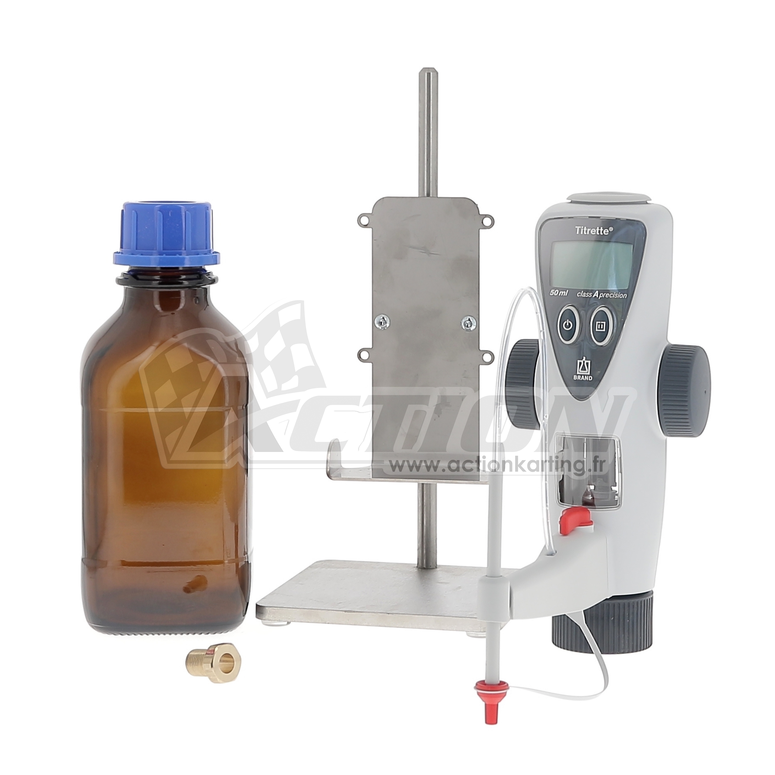 Burette de volume digitale avec support téléscopique Action karting