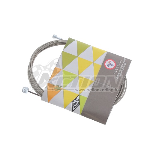 Câble embrayage/frein 16/10ème - 2,50 m INOX