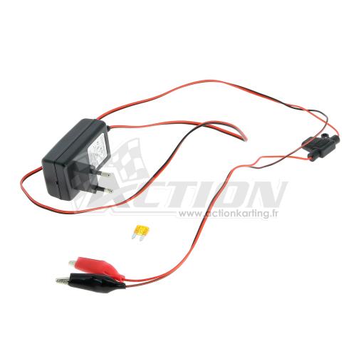 Chargeur batterie 12V universel Action karting Accessoires moteurs