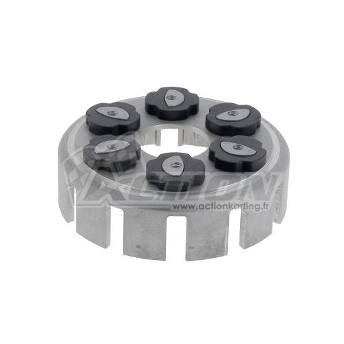Cloche embrayage avec caoutchouc Screamer 3/4