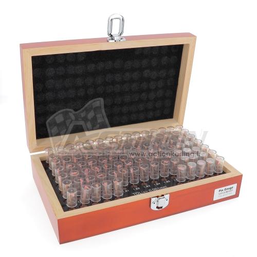 Coffret de 100 piges pour gicleurs de 1,01 à 2,00 mm