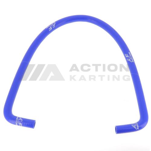 Durite à eau siliconnée renforcée - Bleu - 1 m - Coudée 90° - AF RADIATOR