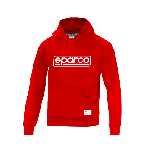 Sweat à capuche Sparco Rouge