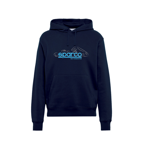 Sweat à capuche Sparco Next Gen' bleu - ENFANT