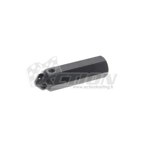 Ecrou canon percé pipe échappement M8 KA100