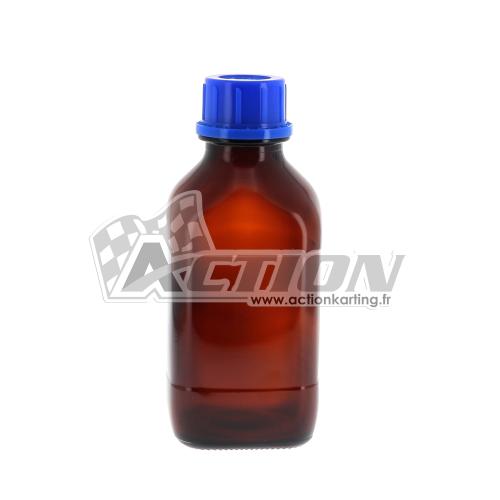 Flacon en verre brun pour burette de volume