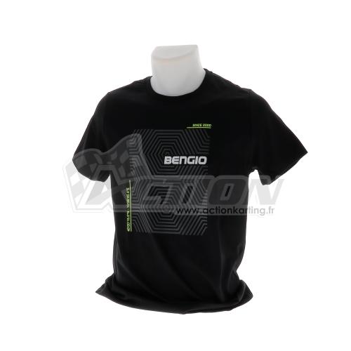 T-shirt BENGIO Hexaline Noir/Gris