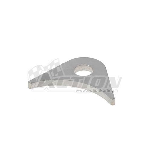 Patte fixation demi-lune de pipe admission K9C / KZ10