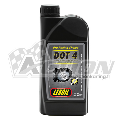 Liquide de frein LEXOIL DOT 4 - 1 litre