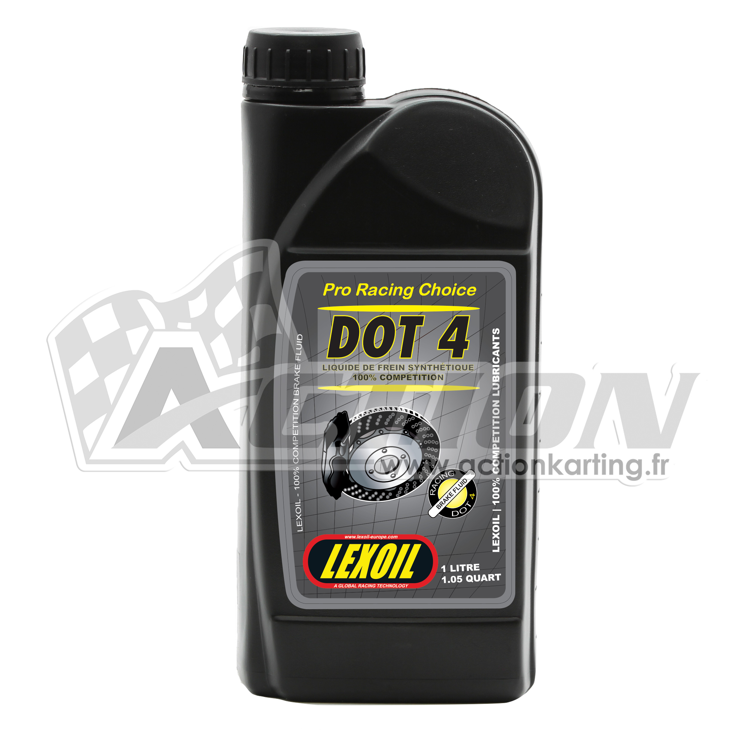 Liquide de frein DOT4 1L - Mintex