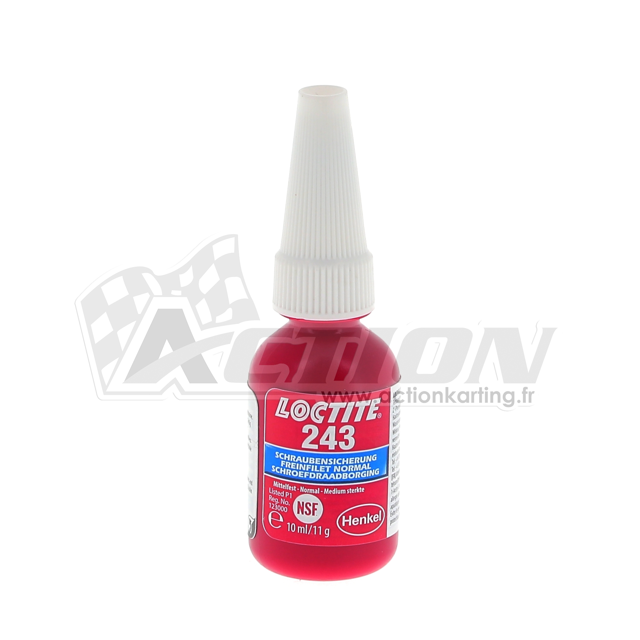 Loctite 243 - frein filet normal - tube 10 ml - Action karting