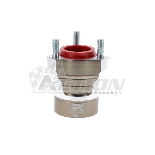 Moyeu AV ap.2014 | L.70 mm Ø25 mm | Alu Origine KF