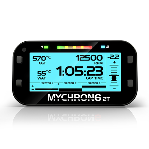 Compteur AIM MyChron6 2T avec sonde t° eau et sans deuxième sonde