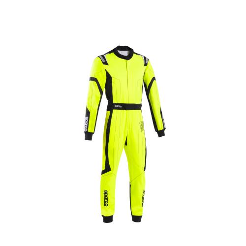 Combinaison Sparco THUNDER ADVANCED - Jaune Fluo/Noir - ENFANT