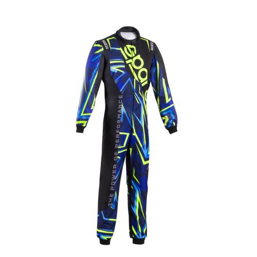 Combinaison Sparco PRIME-K ADVANCED - Bleu/Jaune/Noir - ENFANT
