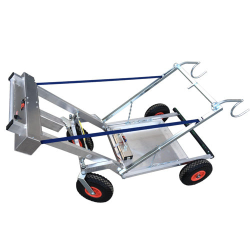 Chariot de piste DALMI électrique 4 roues pleines (dont 2 pivotantes)