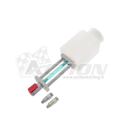 Purgeur de frein avec 2 embouts adaptateurs