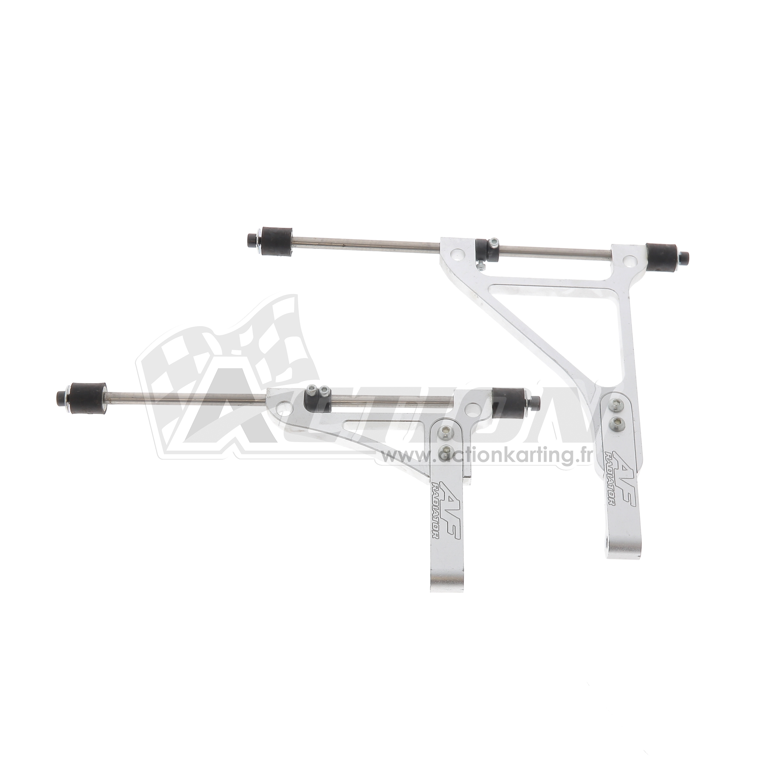 Support radiateur LONG AF1 alu CNC tige 245 mm