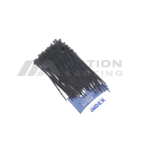 Pack de 100 colliers type rilsan 4,8 x 180 mm