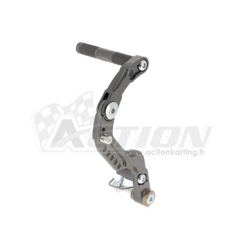P&eacute;dale ACCELERATEUR IPK - r&eacute;glable ALU - compl&egrave;te avec axe et ressort