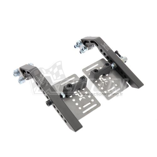 Pédalier IPK Monster support pédales enfants - Déport pédales - Anodisé