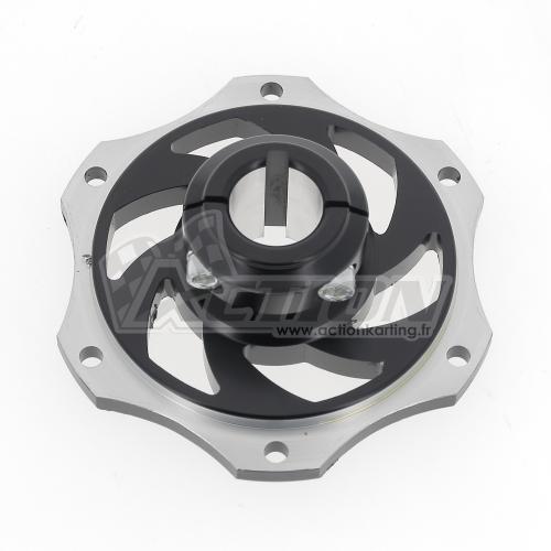 Porte disque AR Ø25 mm | Alu anodisé Noir