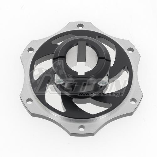 Porte disque AR Ø30 mm | Alu anodisé Noir