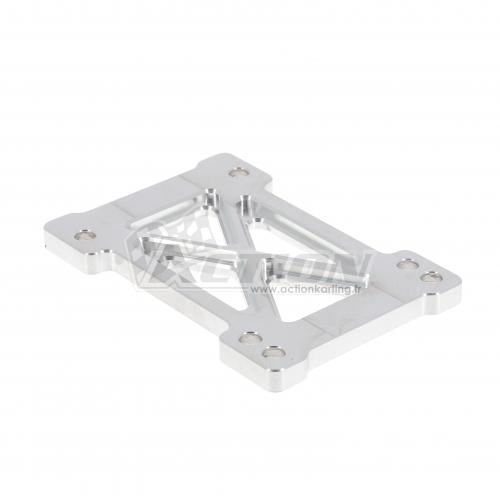 Réhausse de platine alu plate (inclinaison 0°)