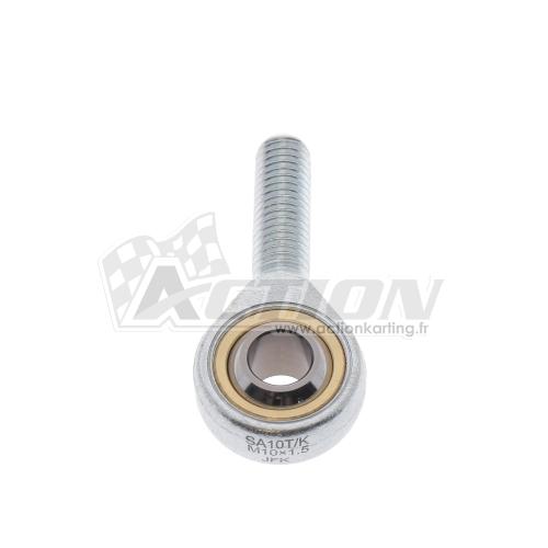 Rotule 10 mm mâle (pour biellette femelle type kart de location)