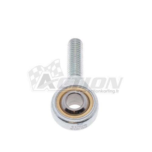 Rotule 10 mm mâle (pour biellette femelle type kart de location)